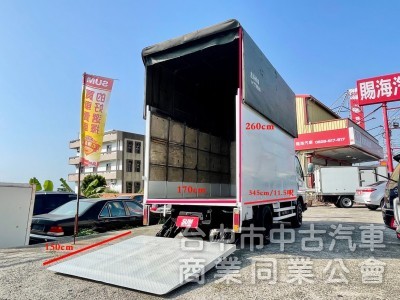 三期堅達！長軸11呎半！電動升降帆布！五呎雙芯尾門！可全貸！大甲在地深耕27年老店！