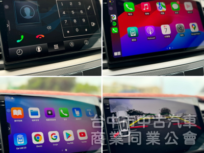 一手車！里程僅跑7萬！原廠保養！定速！I-KEY！無線AppleCarPlay！倒車顯影 四輪新胎 抬頭顯示！原鈑件！