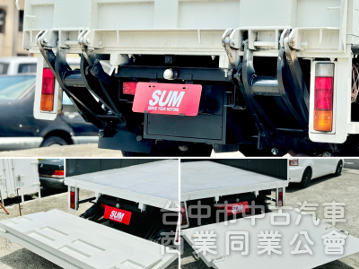 自排！僅跑9萬！雙折雙芯尾門！免尿素！載重五噸！四錄環景！工具箱！錏板！護欄！全省保固！