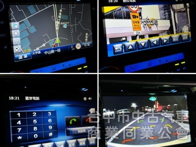 一手車！Safety+！免鑰匙 摸門 定速 恆溫 藍芽 導航 數位電視 抬頭顯示！可全貸！售後保固！台中在地30年老店！