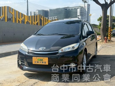 2014 wish 認證美車，空間大七人座 超級省，妥善率高