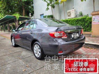 2012豐田Altis 嚴選優質， 歡迎看車比較，保固認證