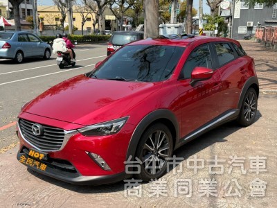 正2016/3出廠5月掛牌 MAZDA CX-3 1.5 SKYACTIVE-D頂級型 免鑰匙/抬顯/盲點偵測/車道偏移