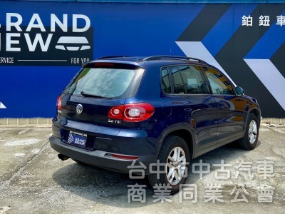 2010．Volkswagen．Tiguan．藍色．第三方認證