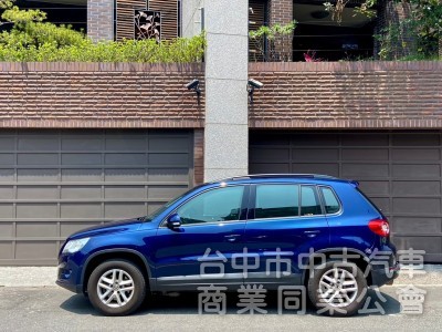 2010．Volkswagen．Tiguan．藍色．第三方認證