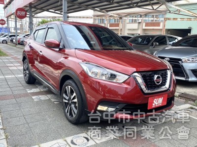 2019年 Nissan KICKS 1.5 豪華版 原鈑件認證車 僅跑2萬公里 I-Key  恆溫 熱門跨界小休旅首選