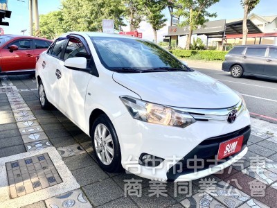 2015年 TOYOTA VIOS 1.5 省油省稅好維護 影音螢幕 倒車顯影 數位電視 都會代步小車首選