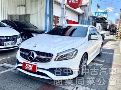 2017年 M-Benz A180 1.6 AMG LINE 總代理 原鈑件 僅跑5萬公里好開好操控 便宜入手賓士小鋼砲