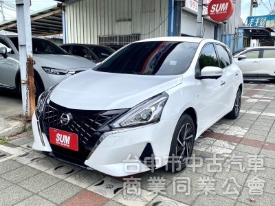 2022年 Nissan TIIDA 5D 1.6 J版 原鈑件 僅跑1.2萬公里 LED頭燈 環景影像 都會型時尚小車