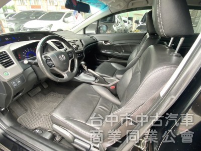 2012年 HONDA  Civic  K14  1.8  VTi 原鈑件 恆溫 定速 舒適好開 養護不費心 經典不敗款