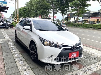 2016年 TOYOTA Altis X 1.8 經典版 Safety+ 恆溫  I-Key  定速 實用 帥氣 兼具 