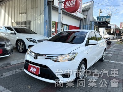 2016年 TOYOTA VIOS 1.5 雅致型 小改款 原鈑件 認證車 低里程 內裝外觀超級讚 小資族優質代步首選