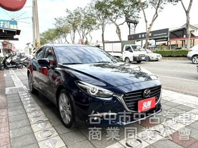 2019年 Mazda 3 5D 2.0 尊榮安全版 原鈑件 ACC跟車 恆溫 電動座椅 魂動美型設計 年輕人的愛款