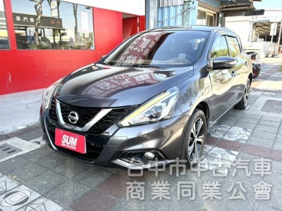 2018年 Nissan TIIDA 5D 1.6 豪華版 原鈑件 影音藍芽 盲點偵測 數位電視 省油省稅 小車大空間