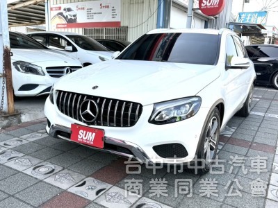 2019年 M-Benz GLC 220d 4MATIC 柴油 總代理 原鈑件 環景影像 電動座椅 豪華大空間運動休旅車