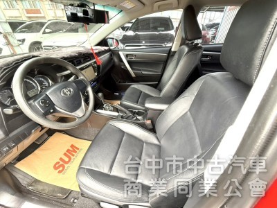 2015年 Toyota Altis 1.8 經典版 原鈑件 只跑7萬 恆溫 定速 升級9吋安卓機及配件 通勤族代步首選