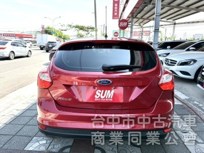 2013年 FORD Focus 5D 1.6 汽油時尚型 認證車 雙區恆溫 循跡防滑 空間大 高CP值的都會代步小車