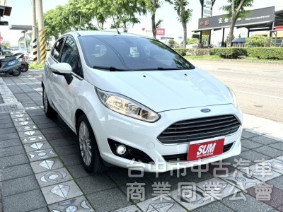 2015年 FORD Fiesta 1.0  S版 運動型 原鈑件 渦輪加持 恆溫空調 I-Key  城市優質代步小車