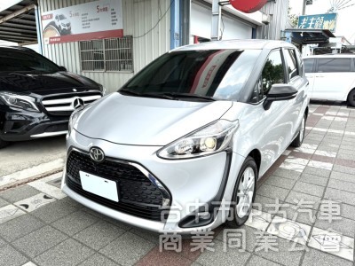 2022年 Toyota Sienta 5人座 1.8 豪華+版 原鈑件 I-Key 恆溫 電動側滑門 國產跨界休旅車