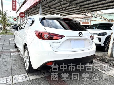 2016年式 Mazda 3 5D 頂級型 2.0 原鈑件 電動天窗 恆溫 換檔撥片 日本原裝進口 帥氣代步車首選