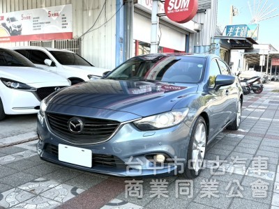 2015年式 Mazda 6 2.2 頂級柴油旗艦版 原鈑件 雙區恆溫 電動椅 天窗 I-Key 日本進口豪華大型房車
