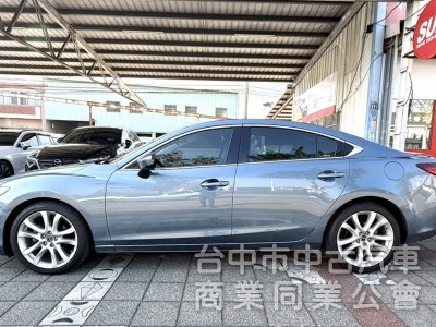 2015年式 Mazda 6 2.2 頂級柴油旗艦版 原鈑件 雙區恆溫 電動椅 天窗 I-Key 日本進口豪華大型房車