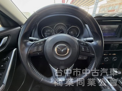 2015年式 Mazda 6 2.2 頂級柴油旗艦版 原鈑件 雙區恆溫 電動椅 天窗 I-Key 日本進口豪華大型房車