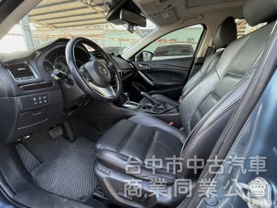 2015年式 Mazda 6 2.2 頂級柴油旗艦版 原鈑件 雙區恆溫 電動椅 天窗 I-Key 日本進口豪華大型房車