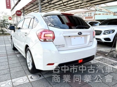 2016年 Subaru lmpreza 1.6 i-S 恆溫 4WD I-Key 定速 循跡防滑 日系舒適安全掀背神車