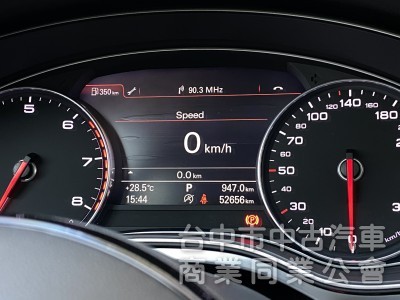 2013 Audi A6 Sedan　　低里程/第三方認證/雙前電動座椅/車偏警示/車道變換輔助/IKEY/天窗/電尾