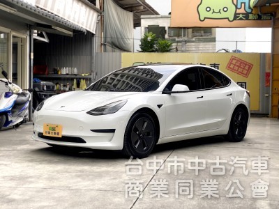 2021 Tesla Model 3 Standard Range Plus　原鈑件／第三方認證 / 里程保證
