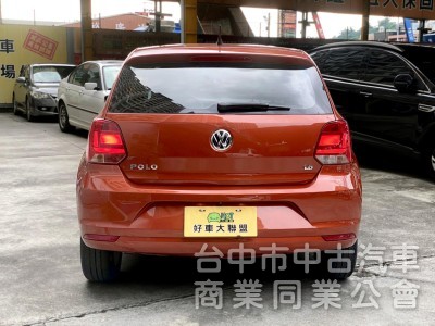 2015 Volkswagen Polo 1.6 HL　原鈑件/原廠保養/實用代步小車/棕色