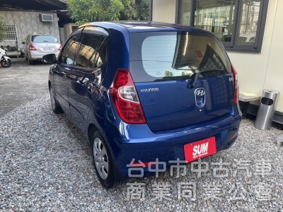  2012年 現代 i10 頂級享樂版 1.1 （頂級版、超低里程、稅金一年僅8640元）