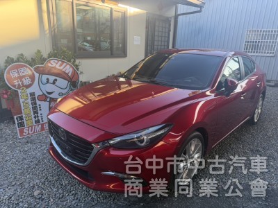 2018 馬自達 馬3 2.0 旗艦型｜魂動紅・低里程6萬・頂級安全滿配