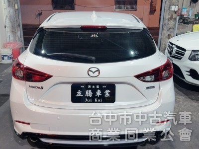 2018 MAZDA3 原版 認證 里程8萬6 免鑰匙 摸門 盲點