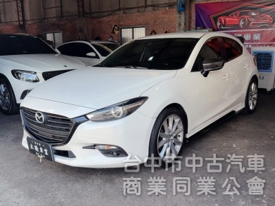 2016 MAZDA3 HUD 原版認證 盲點 LED頭燈 導航 免鑰匙