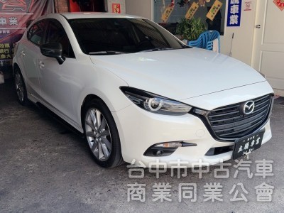 2016 MAZDA3 HUD 原版認證 盲點 LED頭燈 導航 免鑰匙