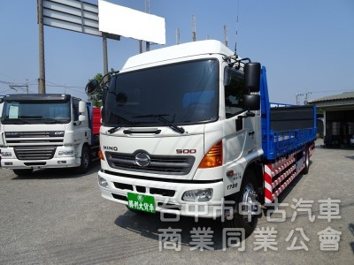 售 HINO (國瑞) 17 公噸 框式附加尾門大貨車