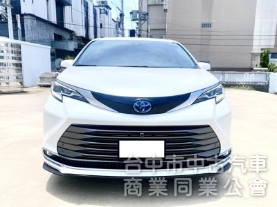 和泰總代理 全新第四代 SIENNA Hybrid 鉑金版 冷熱通風座椅 HUD抬頭顯示 全速域自動跟車