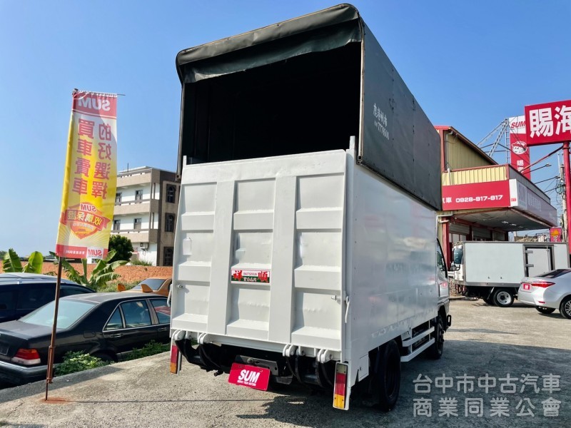三期堅達！長軸11呎半！電動升降帆布！五呎雙芯尾門！可全貸！大甲在地深耕27年老店！