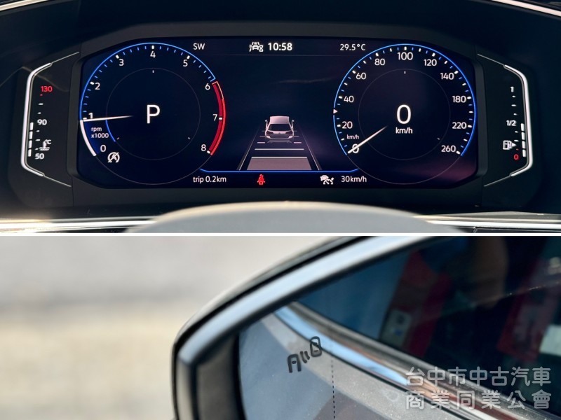 原廠保養！ACC跟車！盲點！數位儀表！CarPlay！自動停車！可全貸！售後保固！台中在地深耕30年老店！