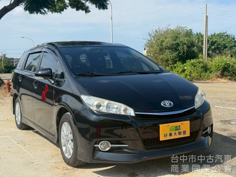 2014 wish 認證美車，空間大七人座 超級省，妥善率高