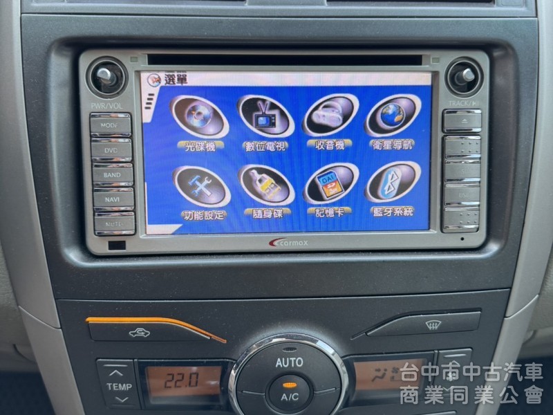 Toyota Corolla Altis 2.0 E  一手車  里程保證 原版件  數位電視、衛星導航 
