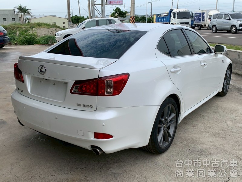 2012年式  Lexus IS 250 F-Sport   一手車 全原廠保養  里程保證