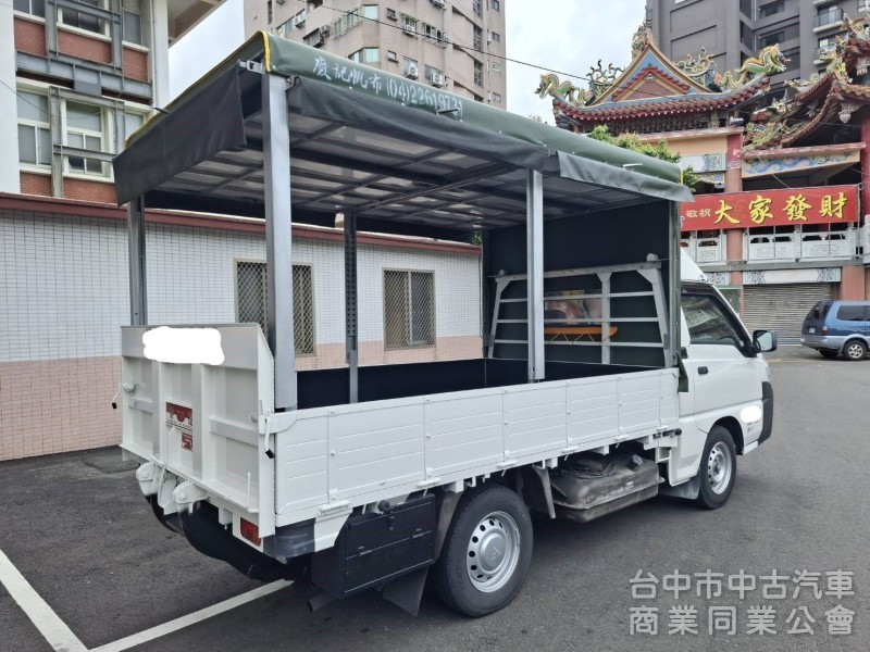2022年出廠得利卡 五面帆布+尾門 里程4萬多