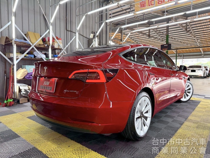 新達汽車 2021年 TESLA Model 3 LR TPC 烈焰紅 可全貸