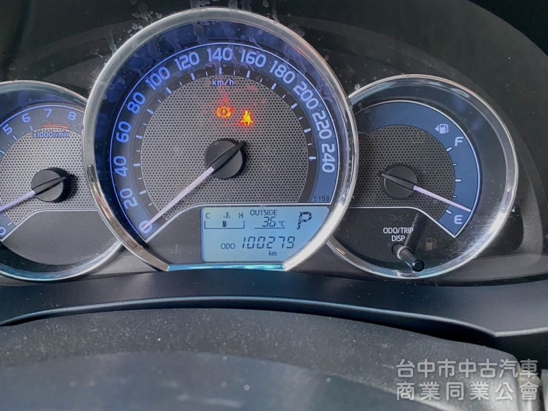 Toyota Corolla Altis X 2016款 自排 1.8L 里程10萬