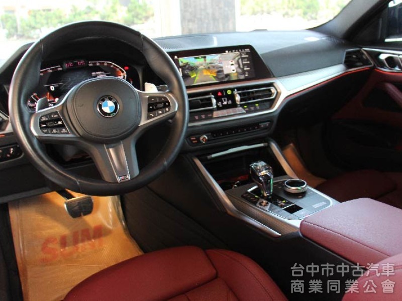 正22年出廠420I COUPE⭕全車消光白貼膜⭕小改款尾燈⭕原鈑件✅黃金眼大燈✅水晶排檔桿✅5AU輔助✅外觀空力套件✅