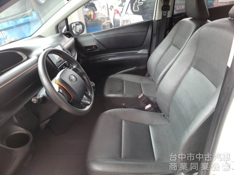 2017年 SIENTA 1500CC 白色 全車原漆原鈑件，一手車，可認證，可全額貸款。
