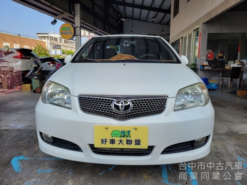 2008年 Vios 1500cc 實跑16萬，安全氣囊，高速安卓機，倒車顯影，雙色皮椅，可認證，可保固，可全額低率貸款